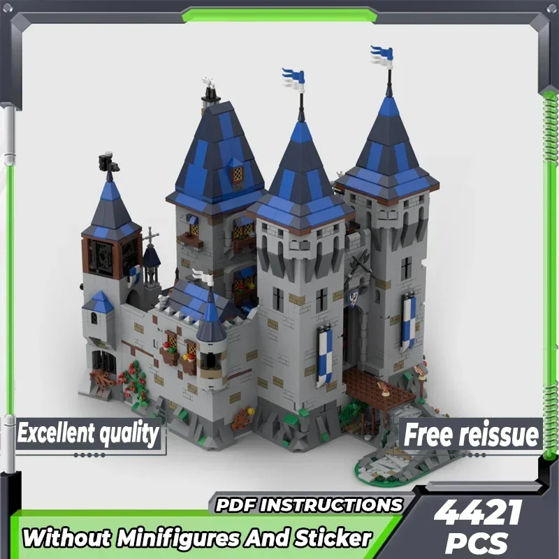 Moc Building Bricks Fortress Model Black Falcon Eagle's Nest Castle Technology Modular Blocks Gifts Christmas Toys DIY Assembly