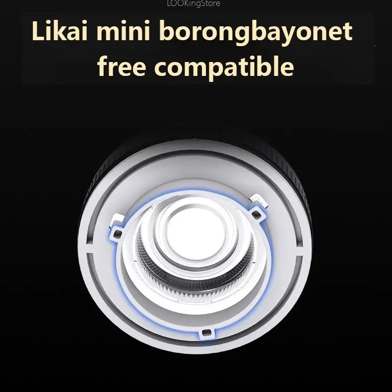 LEEKAI FN24 عدسة فريسنل خفيفة الوزن صغيرة بوينز جبل للتصوير الفوتوغرافي الفيديو الضوئي الملحقات