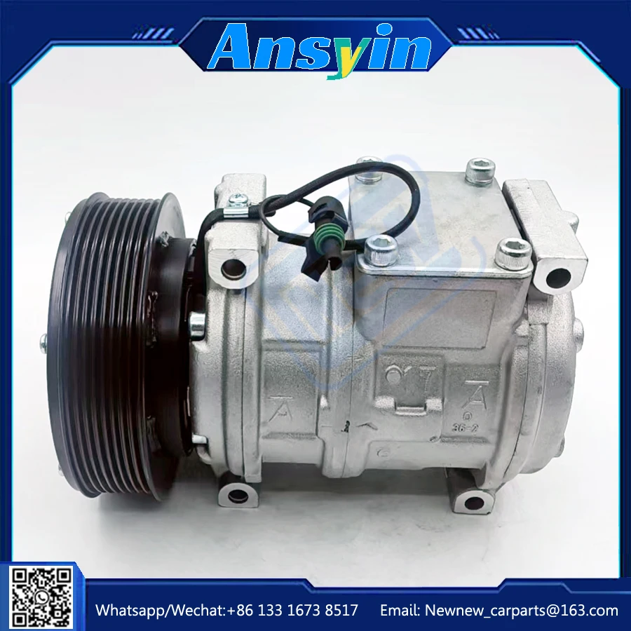 AC Air Conditioning Compressor for JOHN DEERE 7000/8000 SERIES RE46609 10PA17C AH169875 4471002388 4472003084 4471002381