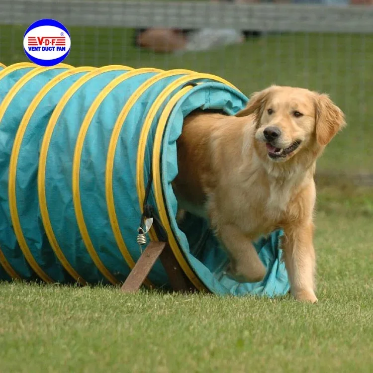 300mm 5m Reinforced PVC Dog Agility Equipment Tunnel For Training And Obedience