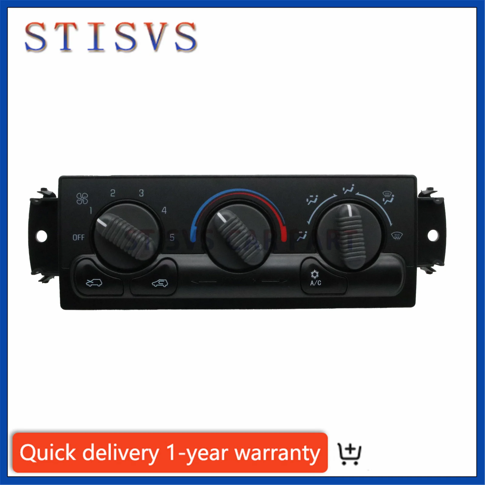 A/C Heater Climate Control Module 599-266 for 1999-2002 Chevrolet Silverado Suburban 1500 2500 3500 Tahoe GMC Yukon 599 266