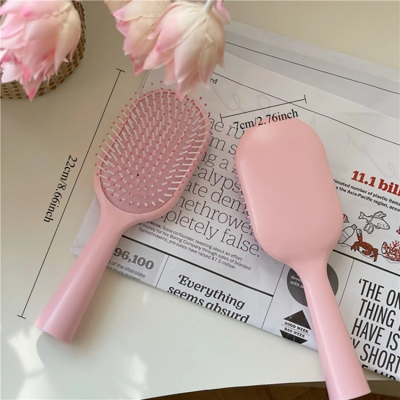 لطيف لون الحلوى تدليك مشط عالية القيمة المحمولة المحمولة مشط الطلاب المنزل استخدام وسادة هوائية مشط ماكياج مشط