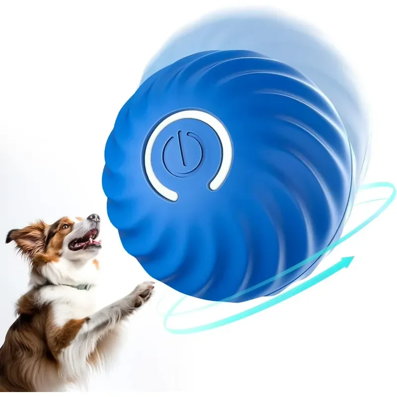 

Durable Active Rolling Wicked USB Rechargeable Moving Bouncing Rotating Ball Interactive Pet Toy for Dogs