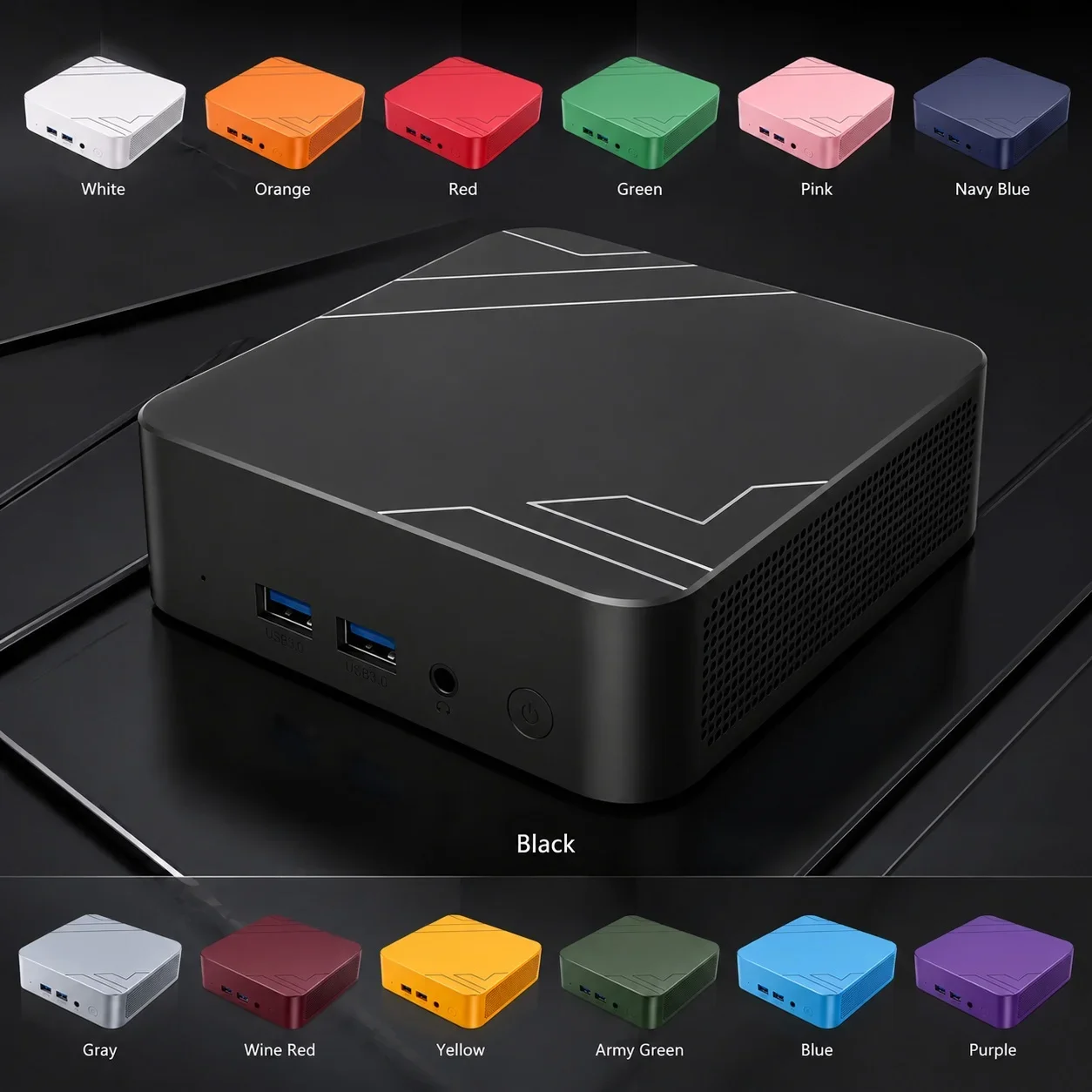 Energy‑Saving N150 Mini PC Windows 11,16GB RAM 1‑2TB SSD WiFi6 BT5.2 Fast Speed Micro Desktop Computer for Home Study Daily Work