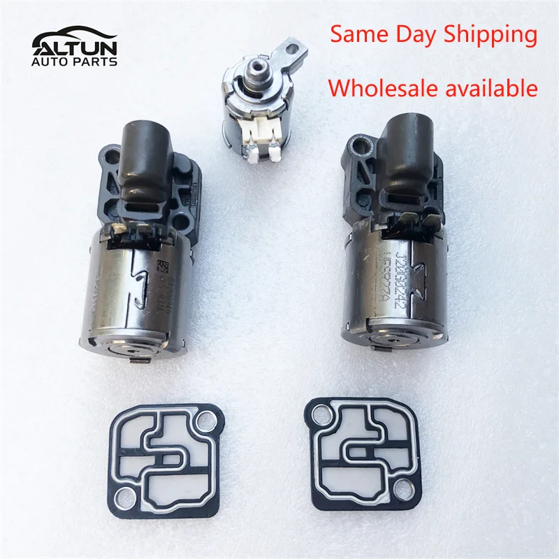 0B5 DQ500 DL501 7 Speed Automatic Transmission Solenoid Valve with Gasket VFS 0BH 50229 50228 for Audi A4 A5 A6 A7 Q5 Volkswagen