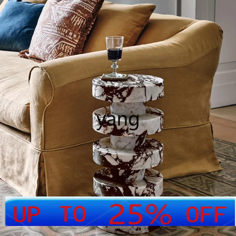 

LCX marble edge, villa model room balcony sofa edge creative corner customization