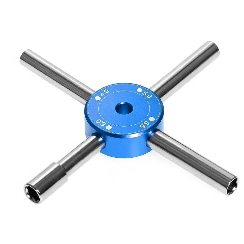Cross Socket Nut Removal Tool Hexagon Four-in-One Model G4 Wrench 4.0-5.0-5.5-6.0mm Universal Fit for Home And Auto Repair