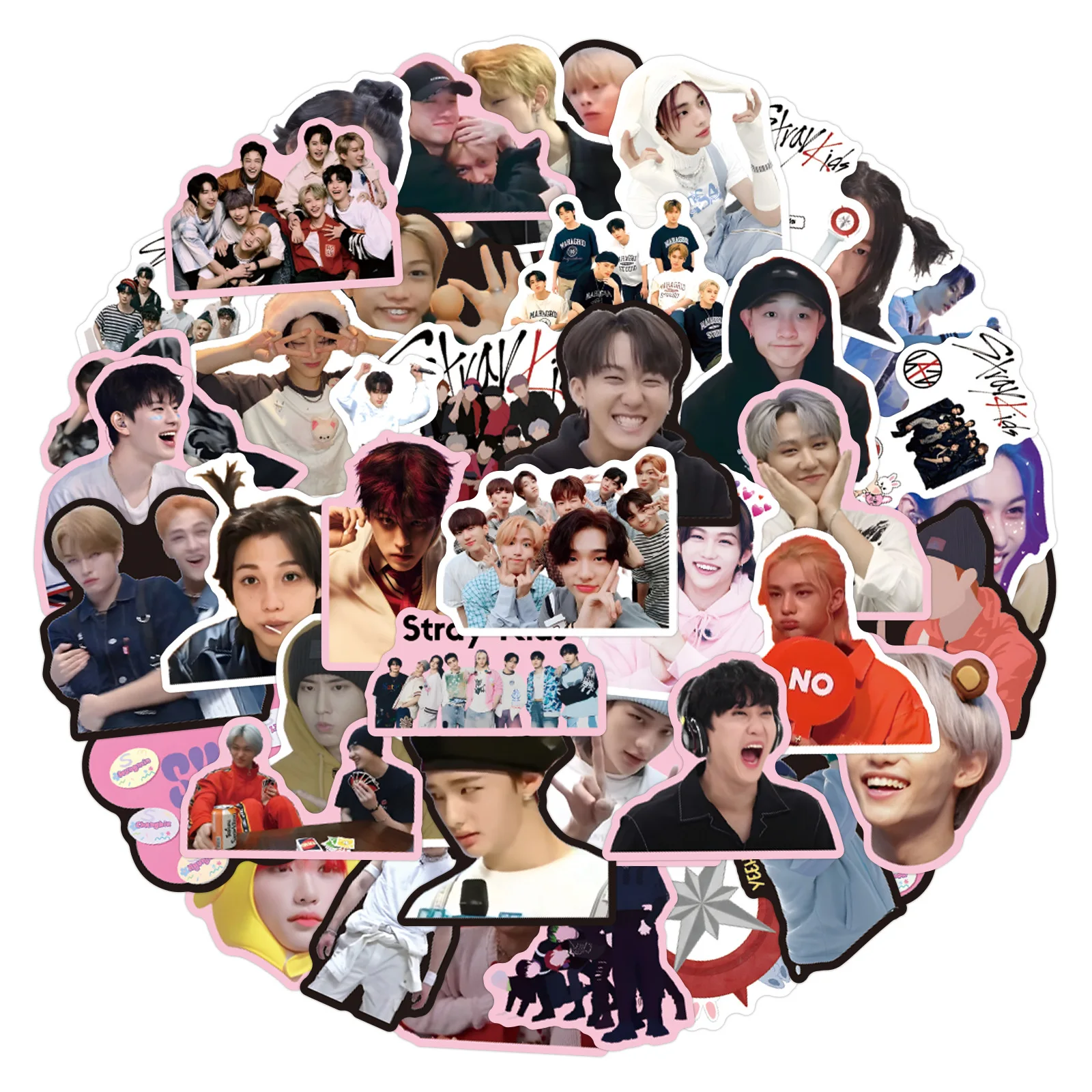 

54 шт. НОВЫЕ наклейки KPOP-звезды Stray Kids, альбом DO IT, граффити, милые наклейки для багажа, подарок для фанатов, коллекция, наклейки для скейтборда, телефона, SKZOO