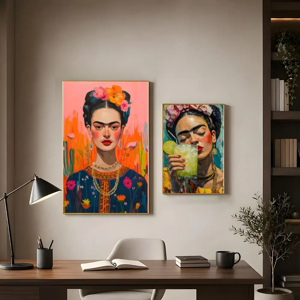Colorful Painter F-Frida Kahlo Poster Modern Interior Wall Decor & Trendy Home Highlights