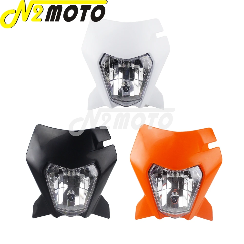 Motocross Headlight Enduro Headlamp Hi Lo Beam Dirt Bike Front Light For KTM SX SXF EXC XC XCF XCW 250 300 450 530 Six Days TPI