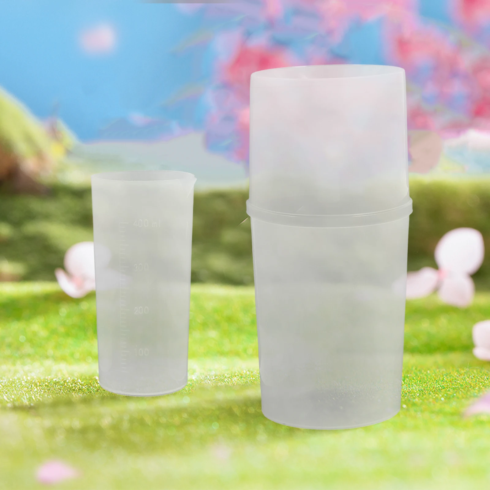 

Rain Gauge 1 Set Plastic Measuring Tube Clear Accurate Scale Lawn Water Level Garden Outdoor Supplies Grass Basin Science Tool