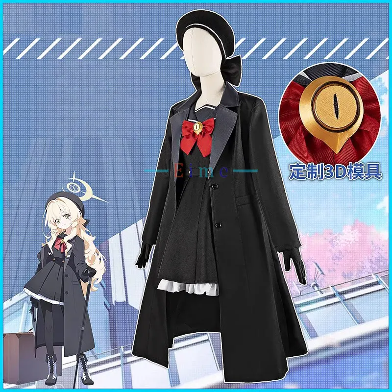 

Professor Niyaniya Cosplay Costume Game Blue Archive Cosplay Dress Suit Halloween Party Uniforms Anime Clothing Custom Made