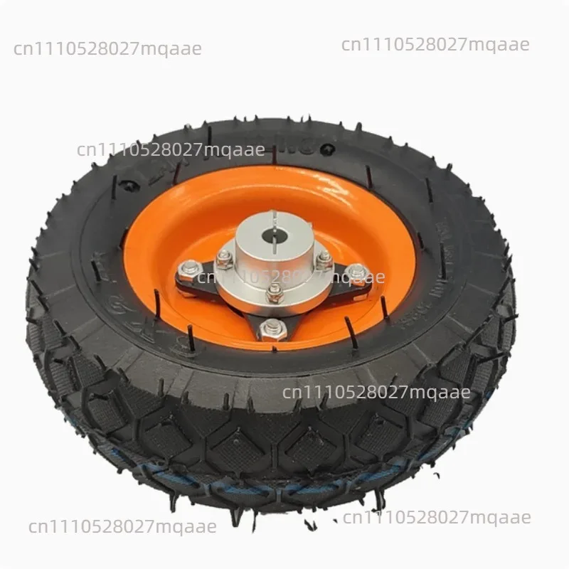 6-inch Inflatable Rubber Tire 150mm Intelligent Car Chassis Coupling Wheel 8/10 Mm Shaft Drive Wheel