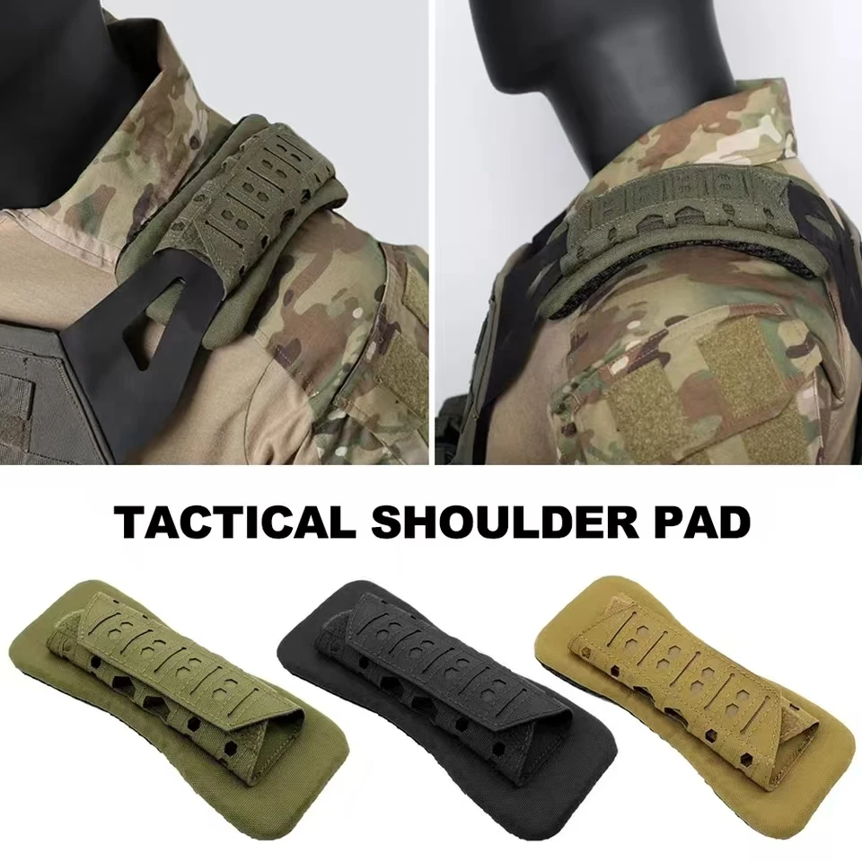 

1Pc Tactical Shoulder Pad Breathable Tactical Sling Cushioning Non-slip Shoulder Outdoor Camping Hiking Backpacking Accessories