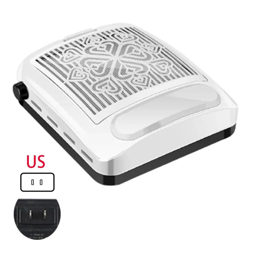 

100W Nail Dust Collector 4500RPM Powerful Suction Extractor Fan Nail Dust Vacuum Cleaner Speed ​​Adjustable with Hand Pillow