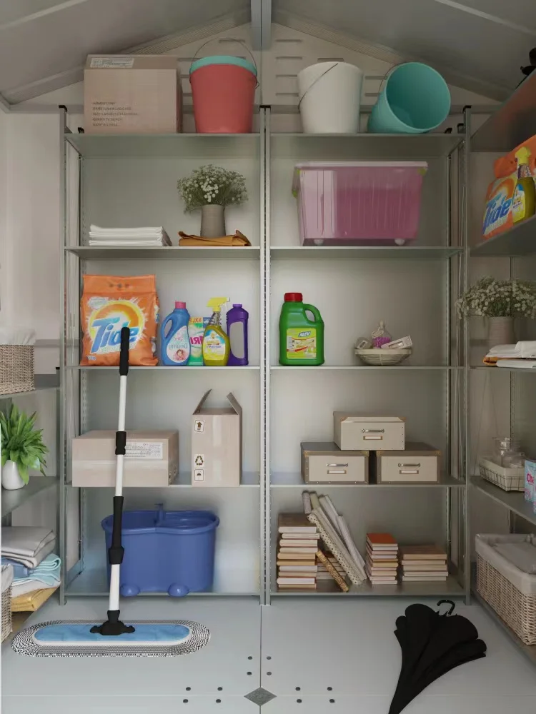 Outdoor Simple Mobile House Storage Room Garden Tool Room Miscellaneous Storage Activity Combination House