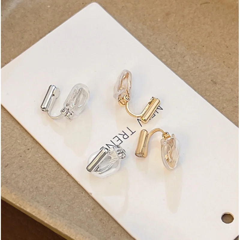 Korean Style Minimalist New Geometric Ear Clip Converter Adjustable Spiral Accessories Exuding Grand And Elegant Feminine Party