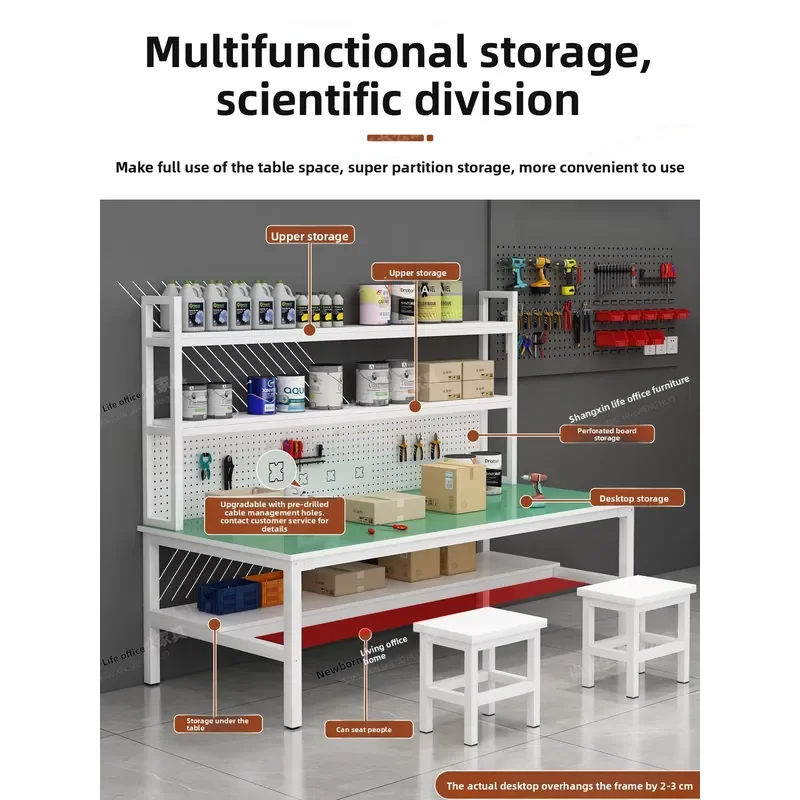 for R8.19 Heavy Duty Anti Static Workbench 3D Printing Packaging Table Factory Workshop Operating Assembly Table