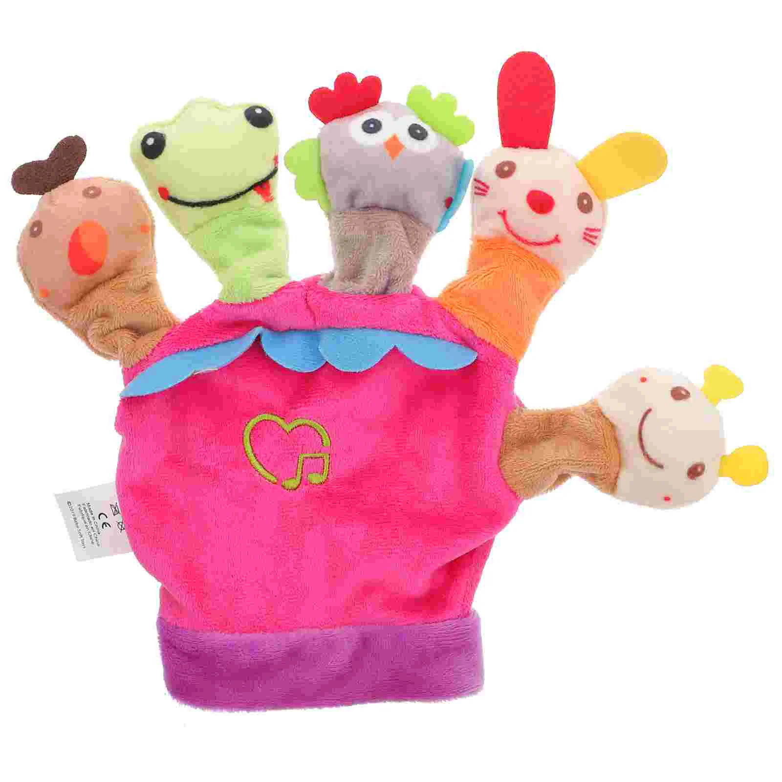 

Finger Puppets Sets Animal Dolls Mini Toys for Babies Kids Storytelling Interactive Play PP Cotton Fine Texture Cartoon