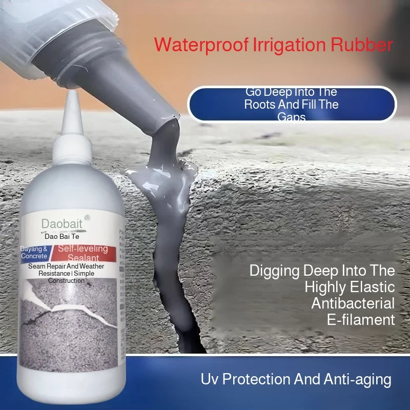 

1/2pcs 500MLWaterproof Glue Repair Cement Concrete Caulking Glue Waterproof Leak Repair Concrete Roof Caulking Paint Seam Paste