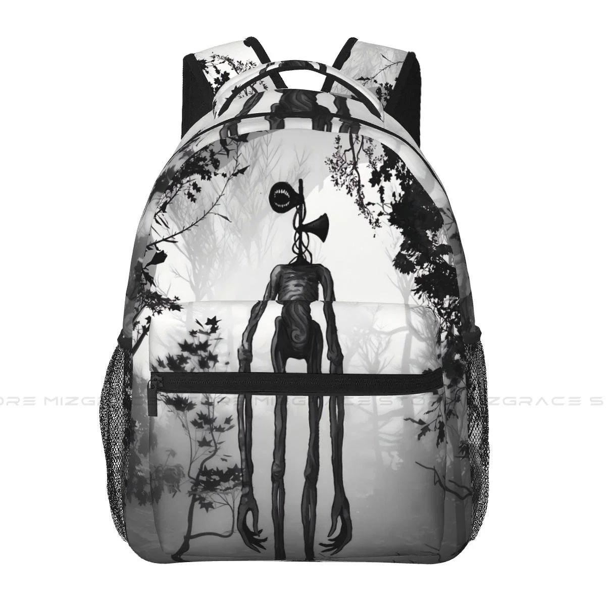 Siren Head In Black Forest Backpacks Casual Print Student School Bag Women Man's Travel Bags Laptop Daypack