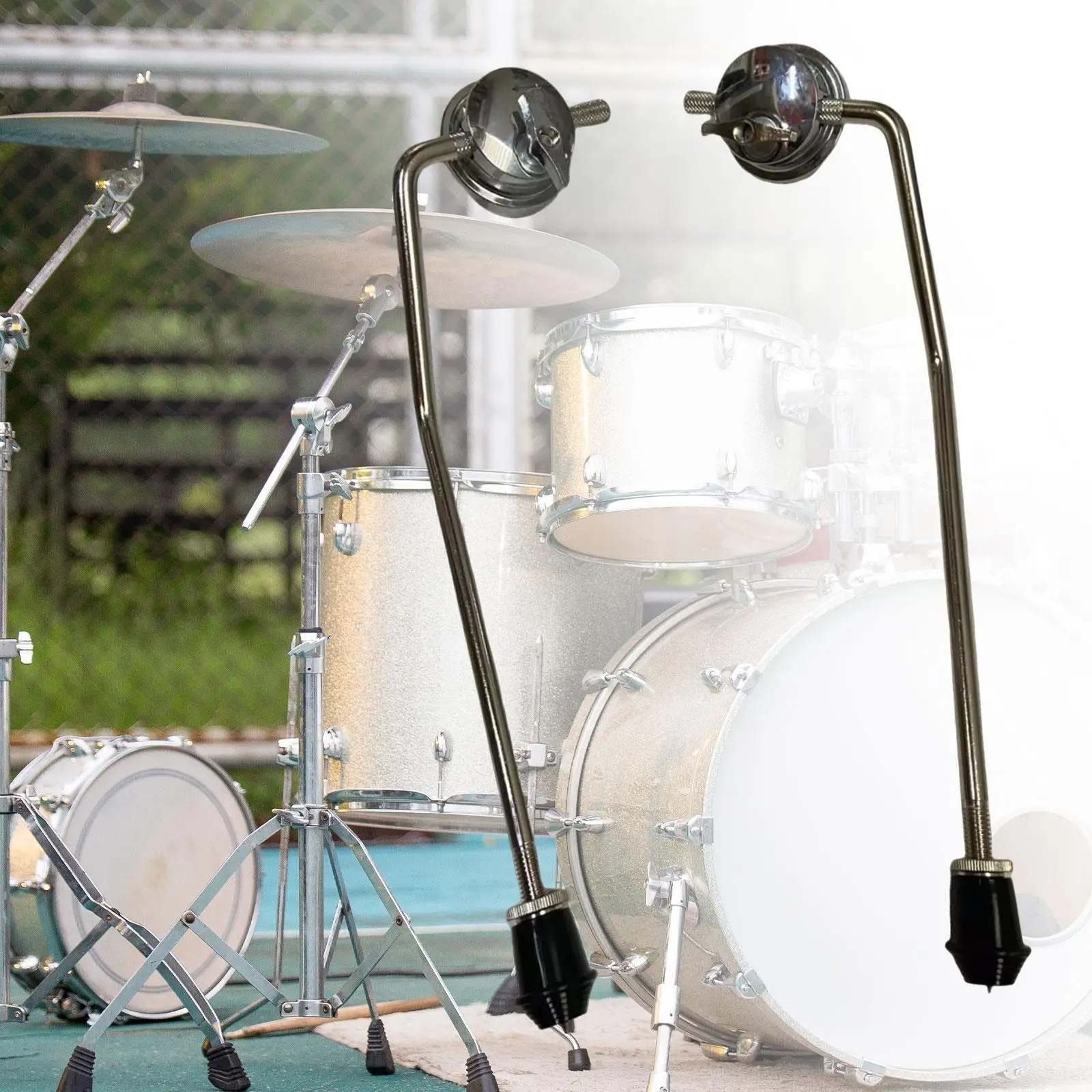 

2x Drum Feet Holder Bass Drum Stand Legs for Percussion Instruments Drum Kit