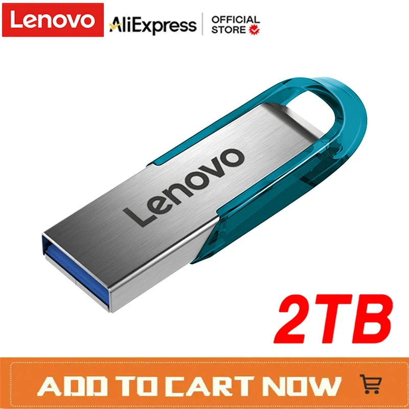 Lenovo 2TB Usb 3.0 Flash Drives High Speed Metal Pendrive 1TB 512GB 256GB Portable Usb Drive Waterproof Memoria Usb Flash Disk