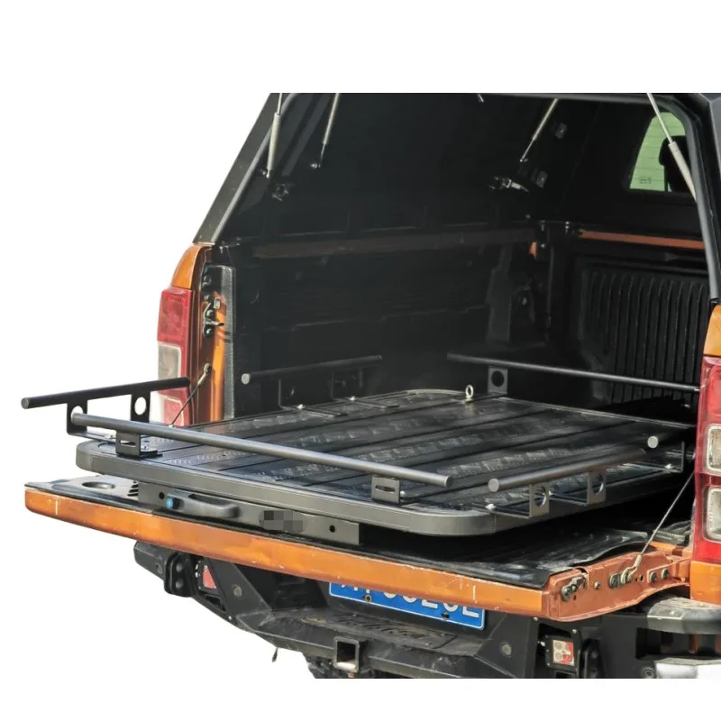 Pickup aluminum alloy shelf sliding tray