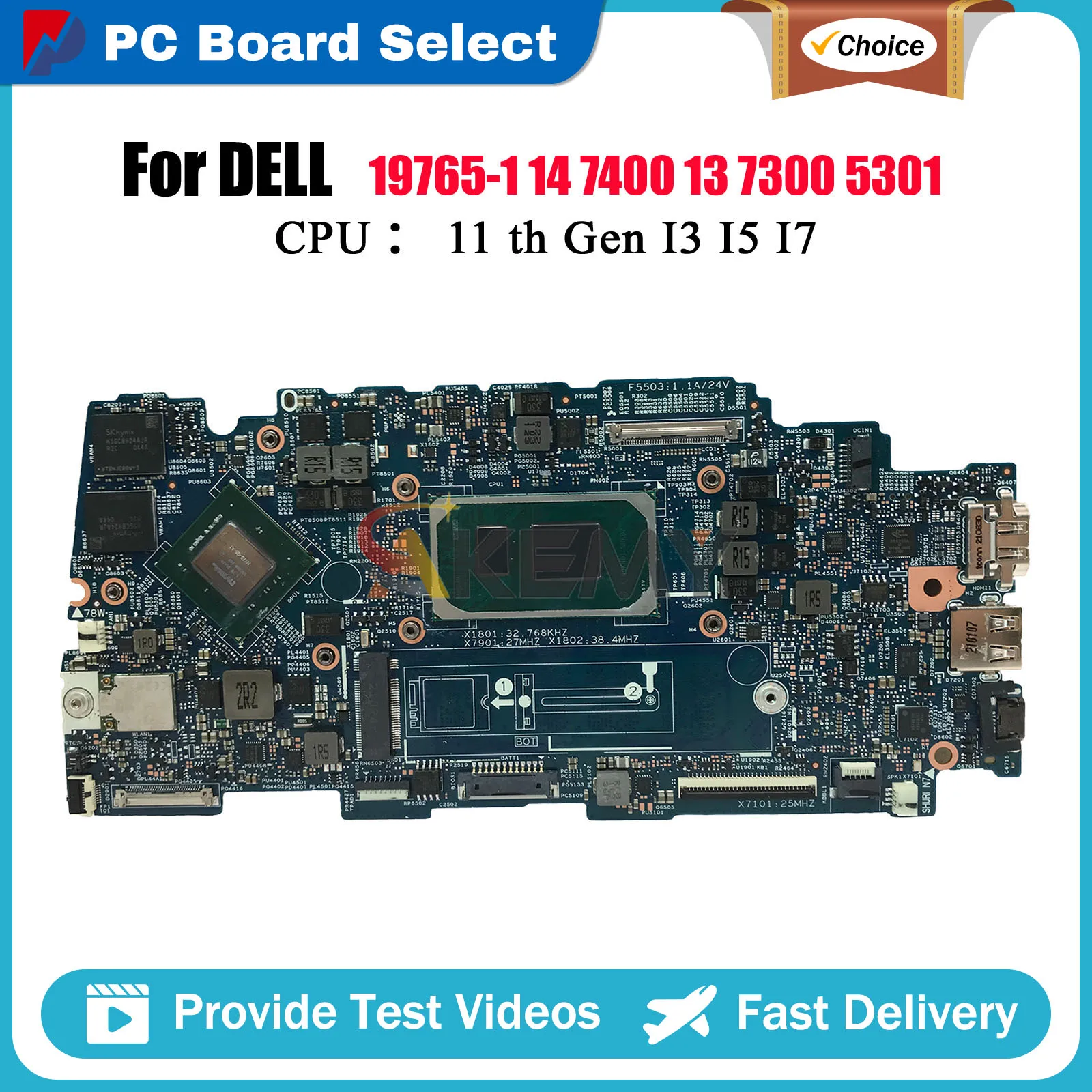 

Материнская плата для ноутбука Dell Inspiron 7400 7300 Vostro 5301 19765-1 09298 Вт 09750J 09JX16 0X49H6 с процессором i3 i5 i7 протестирована нормально