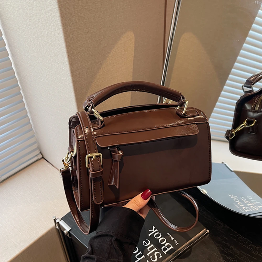 لامعة بو عالية الجودة حقيبة كروسبودي المرأة ساحة سستة الملمس كل مباراة تنوعا حقيبة ساع حقائب اليد التنقل اليومي #5