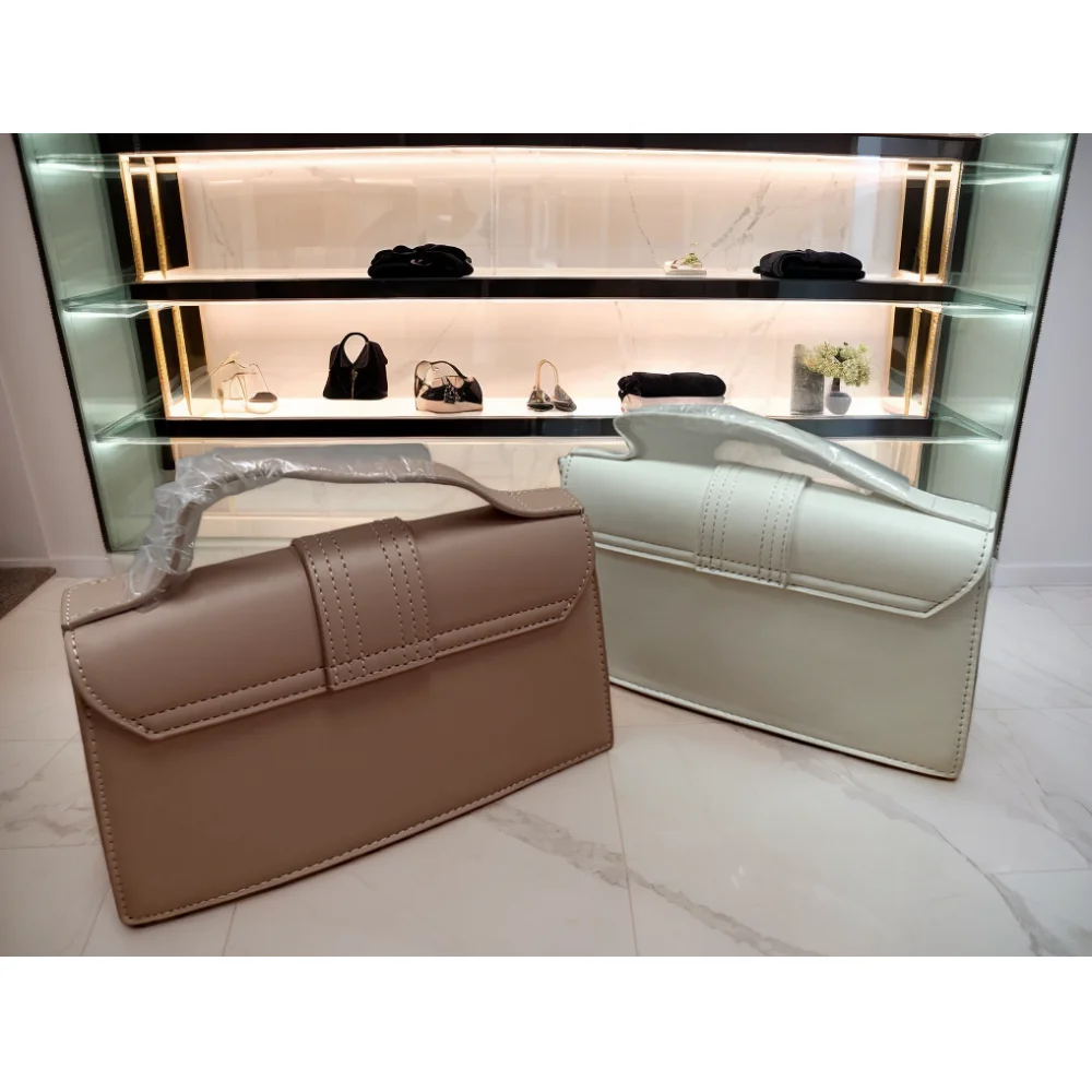 حقيبة يد نسائية متعددة الألوان على الطراز الأوروبي والأمريكي، حقيبة كتف ذات سعة كبيرة