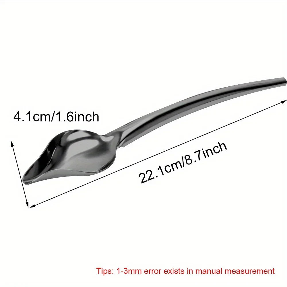 Elevate Your Baking with This 1pc DIY Stainless Steel Chocolate Decorating Spoon