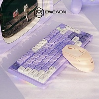 EWEADN V75 Dual-Mode Compact Mechanical Keyboard 75% Wireless Bluetooth PBT Keycaps Gaming Office Multi-Device PC Mac Laptop