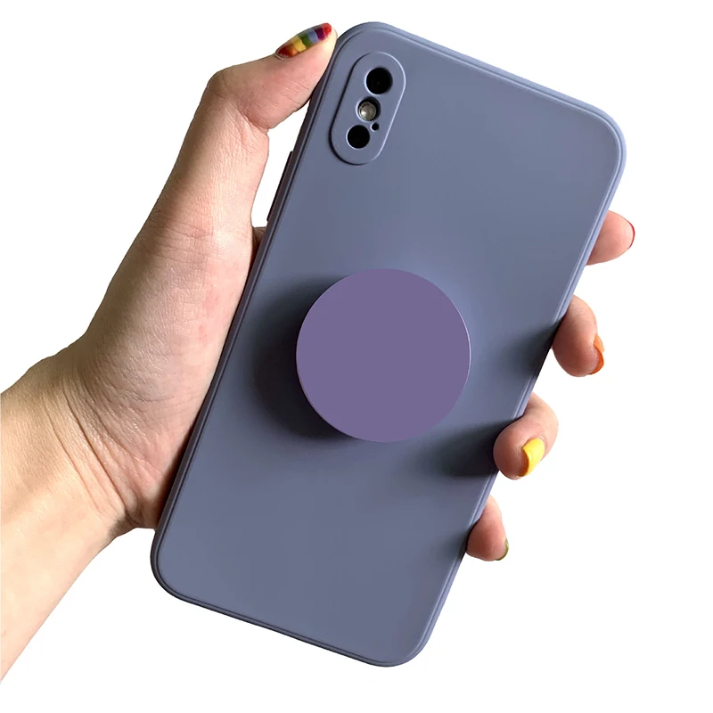 Runder Finger griff tok Handy halter faltbar expandieren der Telefonst änder mobiles Zubehör für iPhone Huawei Xiaomi Finger halterung – Detail 4