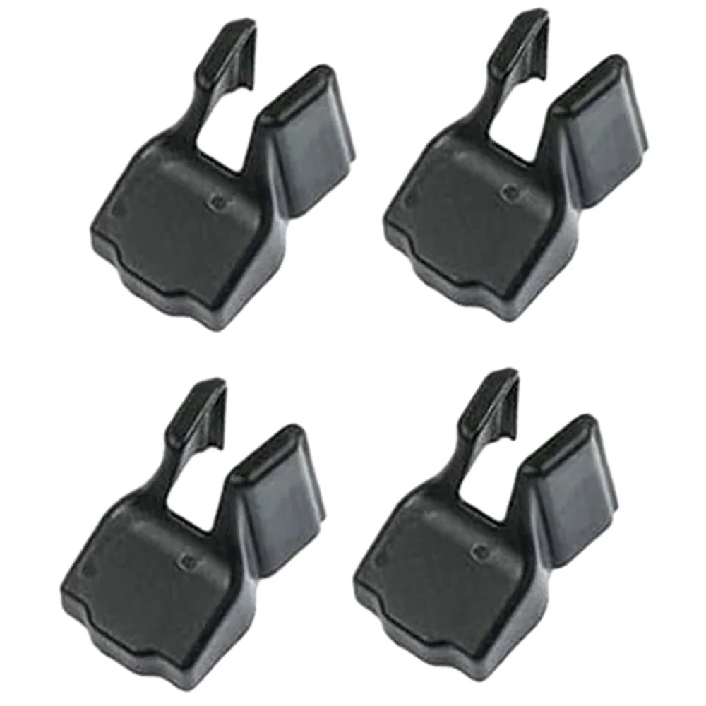 Black Plastic Door Lock Decoration Cover Kit For Jeep Wrangler JL JLU Sahara Sport Rubicon 2018-2025 Stick-On Adhesive