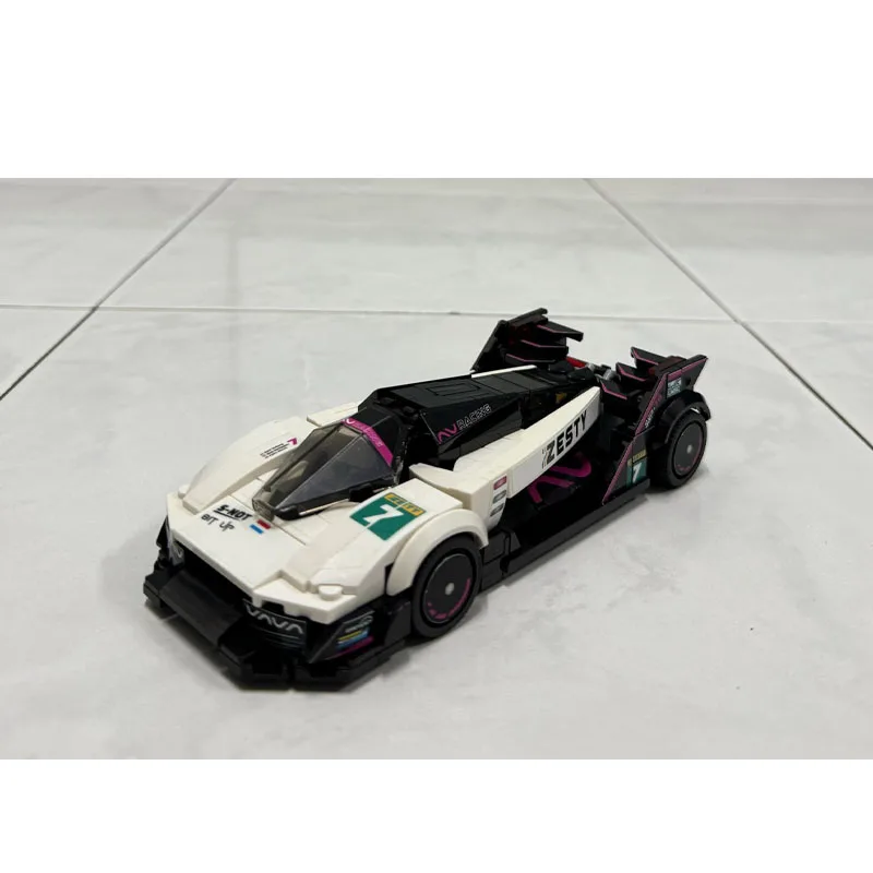 MOC-195390 Neues NVR S&P-78 Sportwagen-Rennbausteinmodell, 344 Teile, Geburtstagsbausteinspielzeug, Geschenk für Jungen