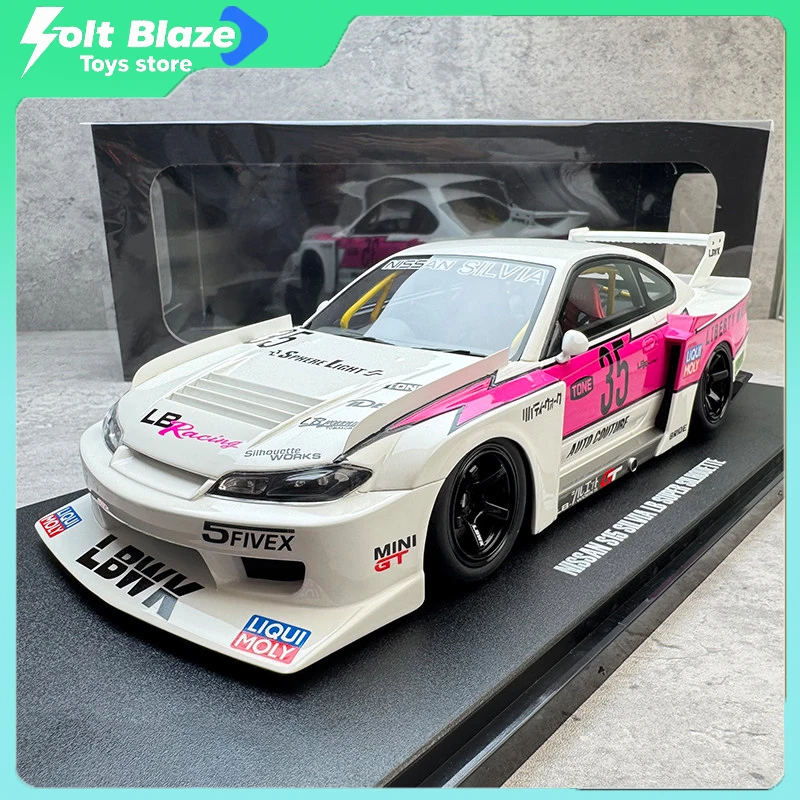 

Модель автомобиля GT Spirit 1/18 Nissan S15 Silvia LB Super Silhouette CLDC046B, лимитированная коллекция, имитационная модель, подарок для мальчика