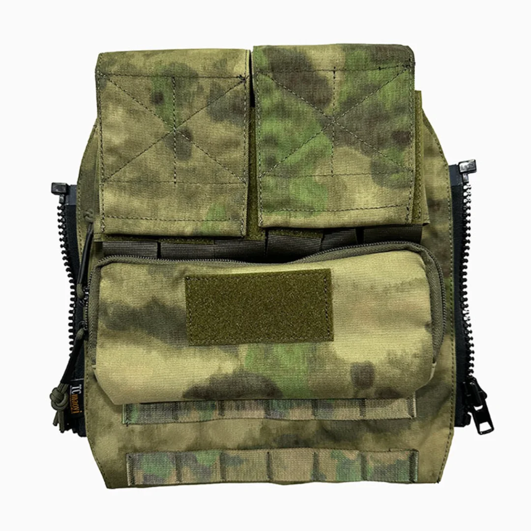 Vest Back Panel Zipper Back Panel Bag Molle Accessory Bag