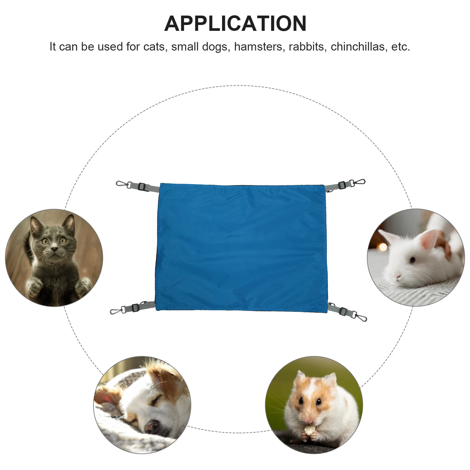 

1Pcs Waterproof Nylon Cat Hammock Comfortable Breathable Hanging Bed Small Pet Resting Nest Scratch Resistant Durable Pet