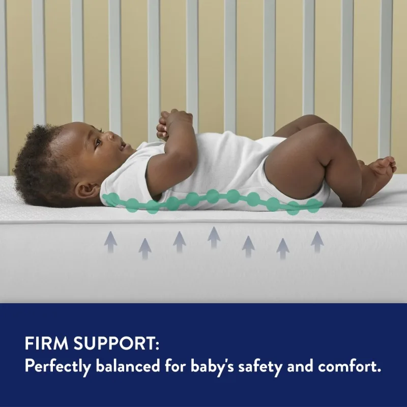 مرتبة من الألياف المستدامة لسرير الأطفال والرضع ، مرتبة رغوية