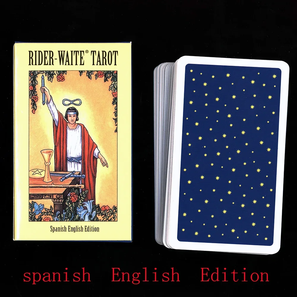 new Spanish Rider Tarot Cards Deck in Spanish with Paper GuideBook Rider Oracle 78 Cards Deck Tarot Cards for Beginners