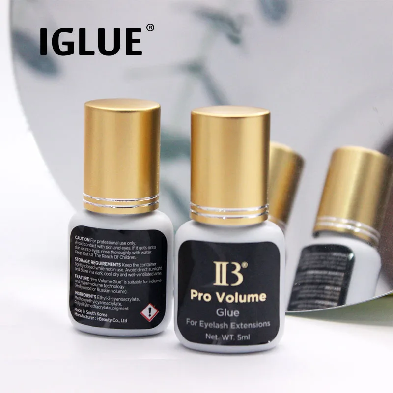 IBeauty Pro Volume Supplies para extensiones de pestañas, pegamento de pestañas postizas, adhesivo fuerte, Cosméticos coreanos, maquillaje de salud,