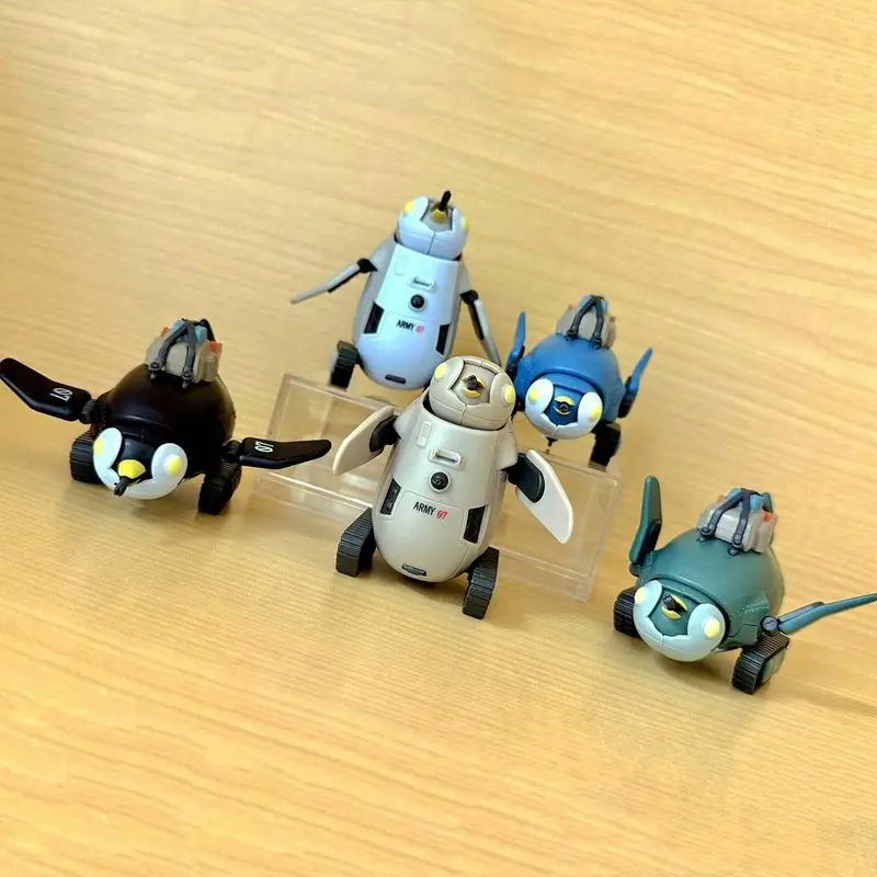 TOYS CABIN Jouet capsule mini pingouin mecha transformable, modèle de collection super articulé à l'échelle micro pour décoration de bureau, en stock