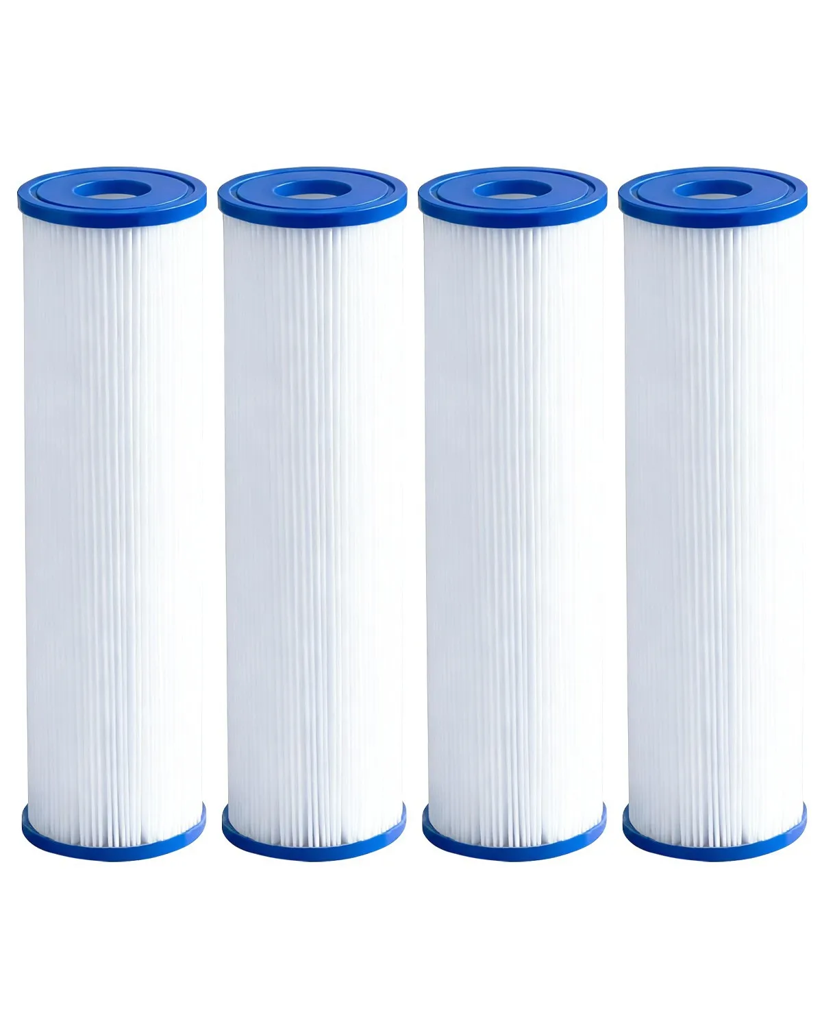 

Ice Bath Filter 10" x 2.5" (4 Pack) Cold Plunge Filter 20 Micron Pleated Sediment filtrage Replacement with Ice Bath Tub