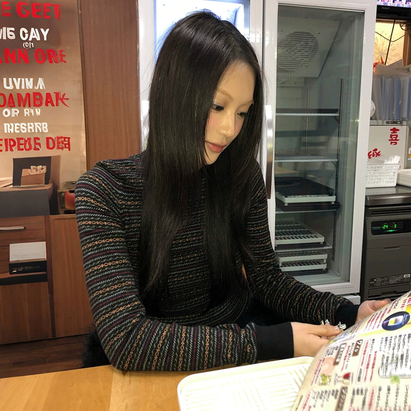 Karrram Japanese Y2k Jacquard  - Embroidery Blouse 评论和价格