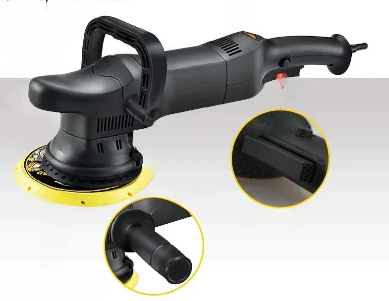 700W Car Polishing Machine 6-inch Disc Double Action Automatic   Machine 6-speed Variable Speed Eccentric Waxing Machine