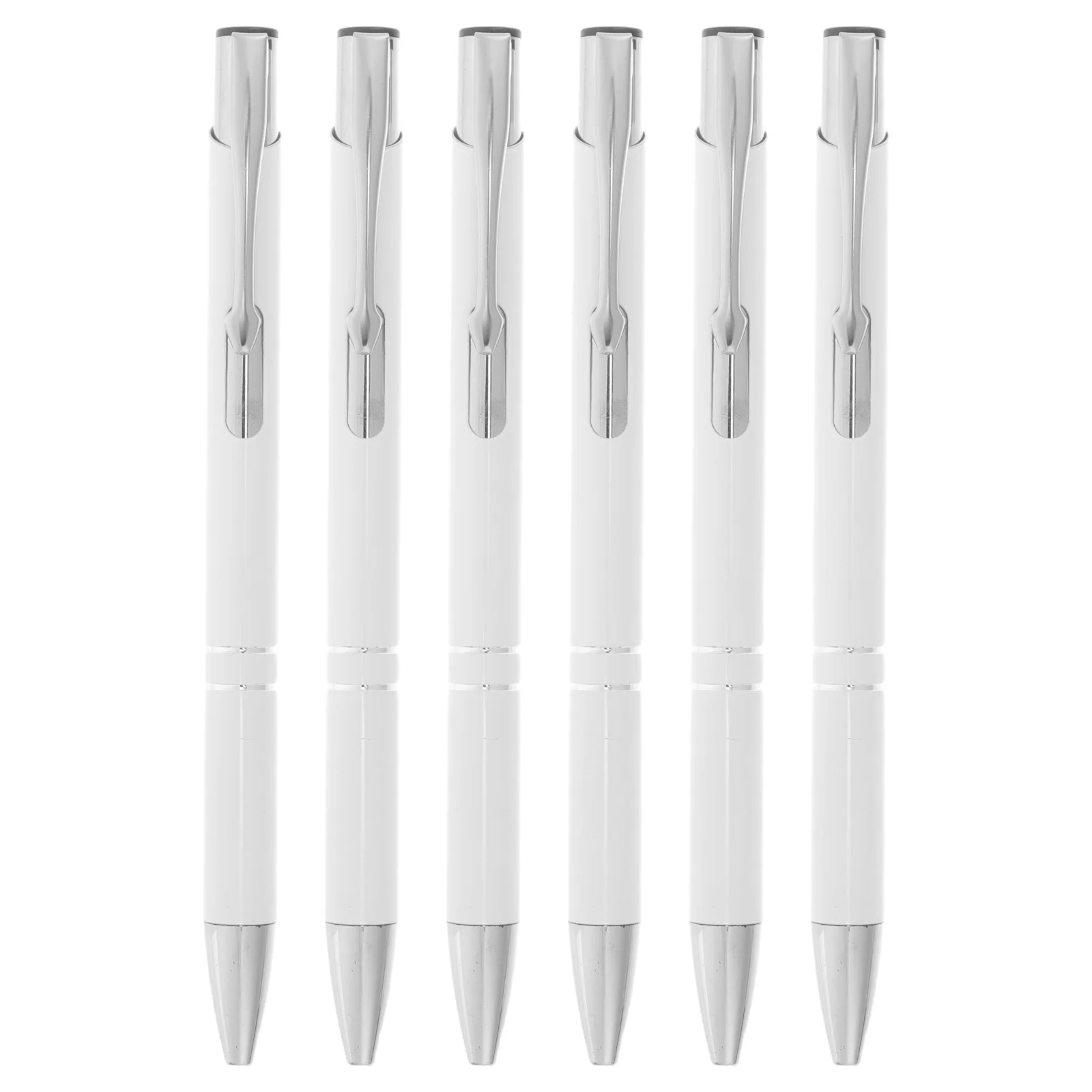 6 قطعة قلم حبر جاف قابل للسحب معدن غرامة نقطة تدفق الحبر السلس لمكتب مدرسة الأعمال طقم هدايا أقلام حبر جاف قابل للسحب