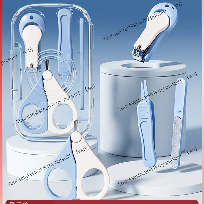 Baby Nail Scissors Set Anti-clip Meat Baby Nail Scissors Nail Files Young Children