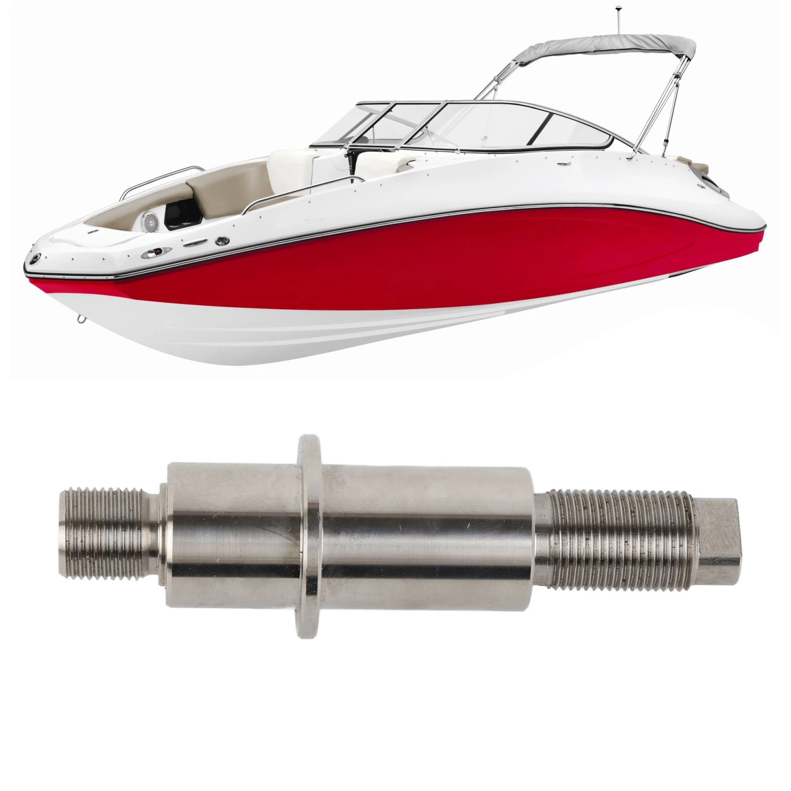 عمود دفاعة المضخة النفاثة 267000388 - استبدال المحرك الخارجي - لـ Sea-Doo GTX RXT RXP Wake - ملحق بحري، عمود المكره