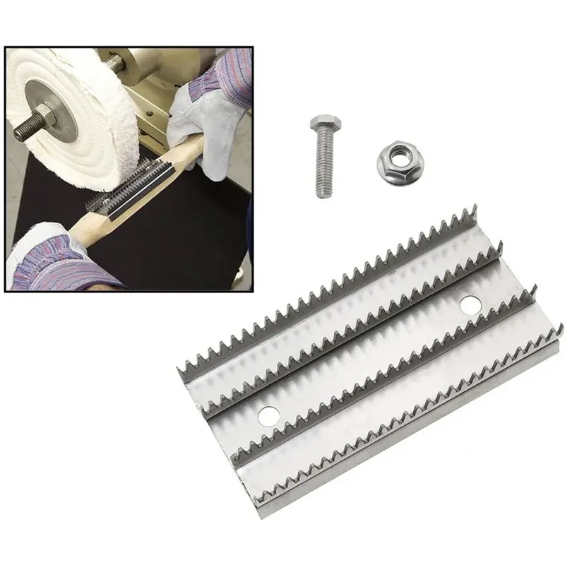 A02F-Replacement Buffing Wheel Rake Teeth With Screw For Polishing Wheels- For Polishing Rake Tool Metal Plate